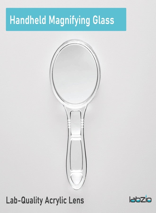 Labzio Magnifying Glass with Handle | 50mm Diameter, 3X & 6X Magnification, Durable Acrylic Lens & Body, Lightweight, Lab Quality, Safe & Easy for Kids, Science Learning & Reading Aid - Pack of 1 - Image 5